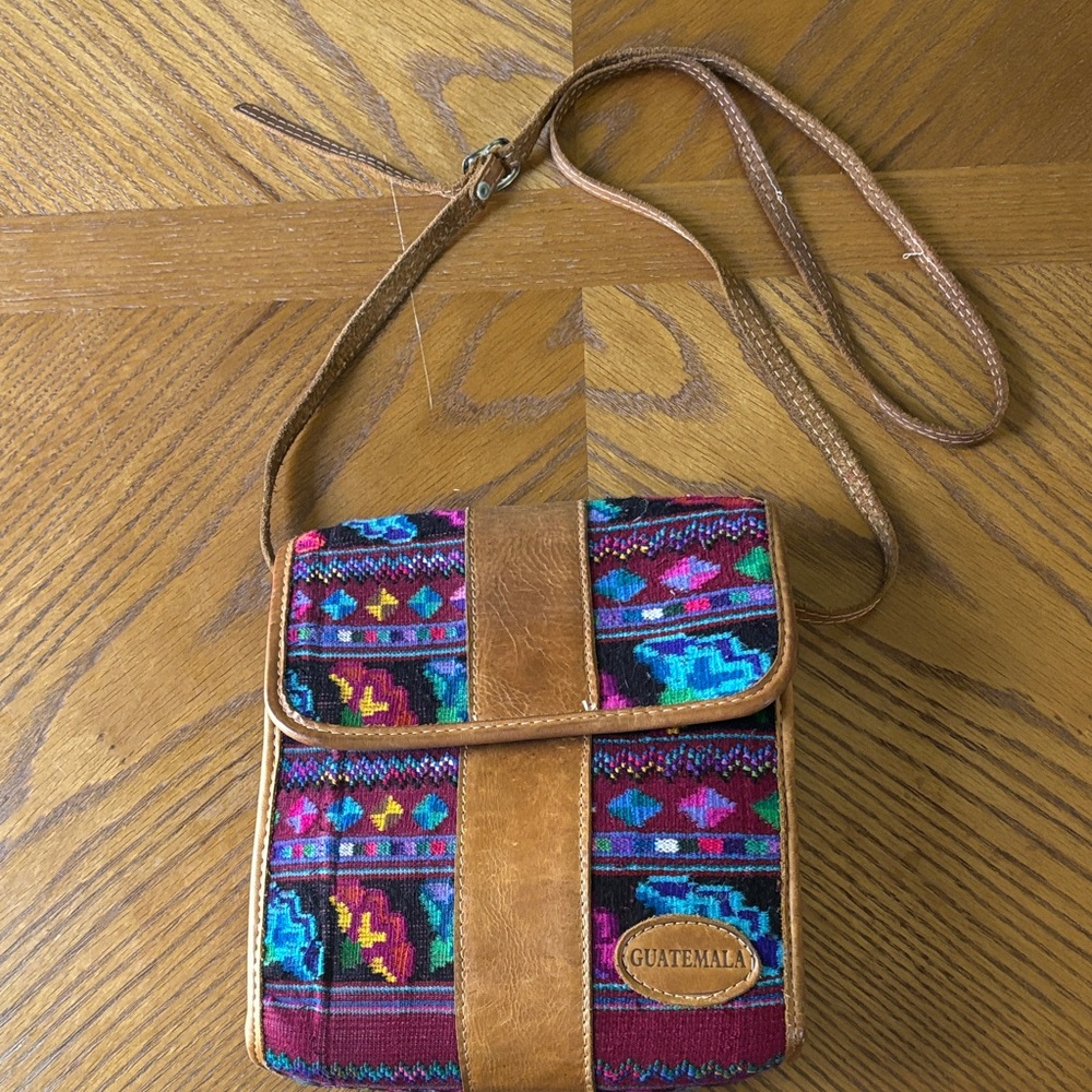 Embroidered Multi Color Crossbody bag